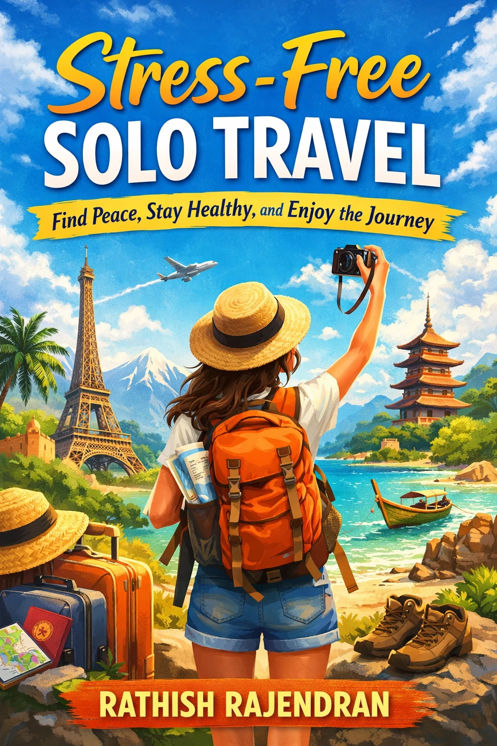Cover of Stress-Free Solo Travel by Rathish